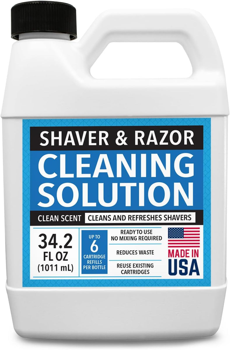 IMPRESA Electric Shaver Cleaning Solution for Braun Clean & Renew Refi