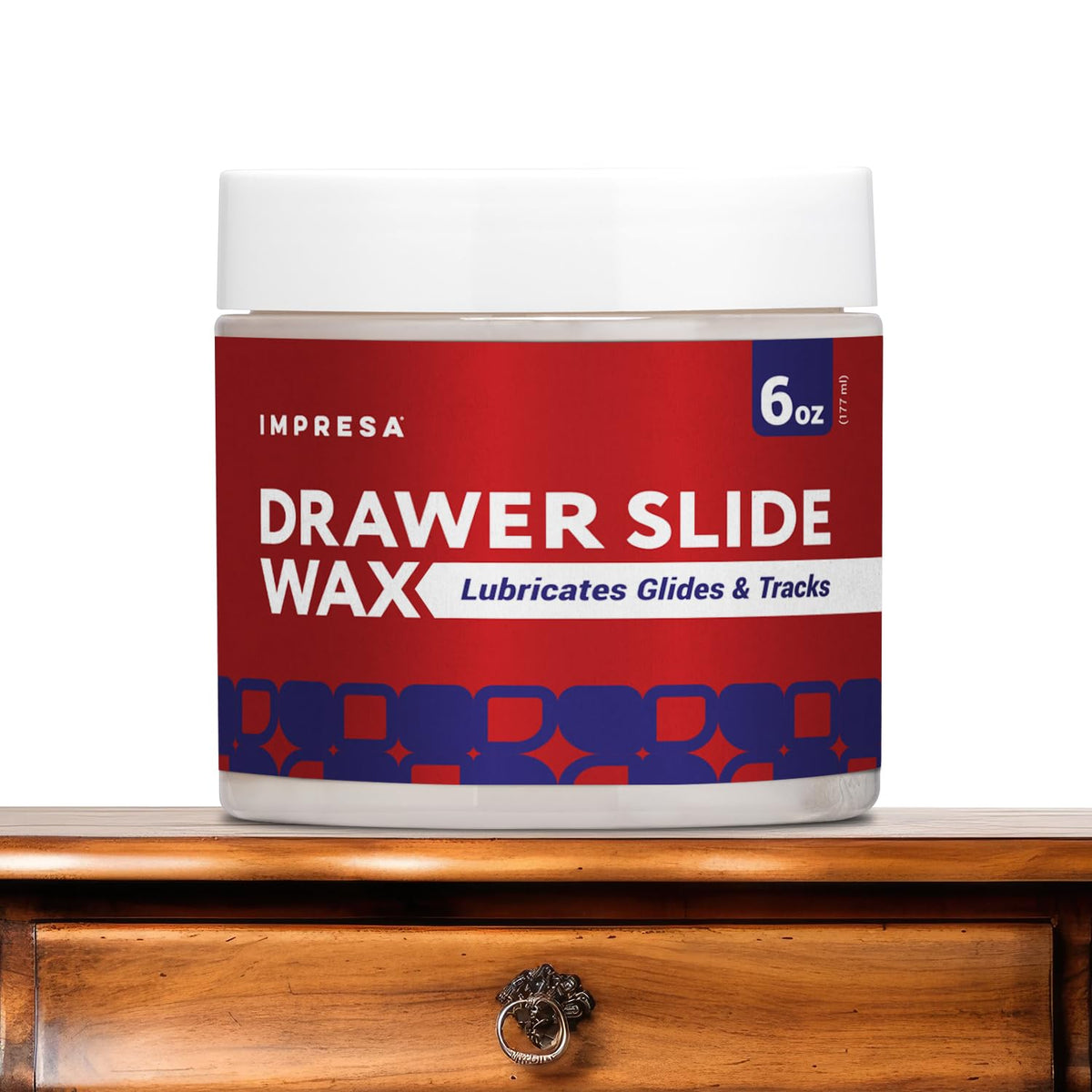 [6oz. Jar] Drawer Wax Sliding Wood Lubricant Impresa Products