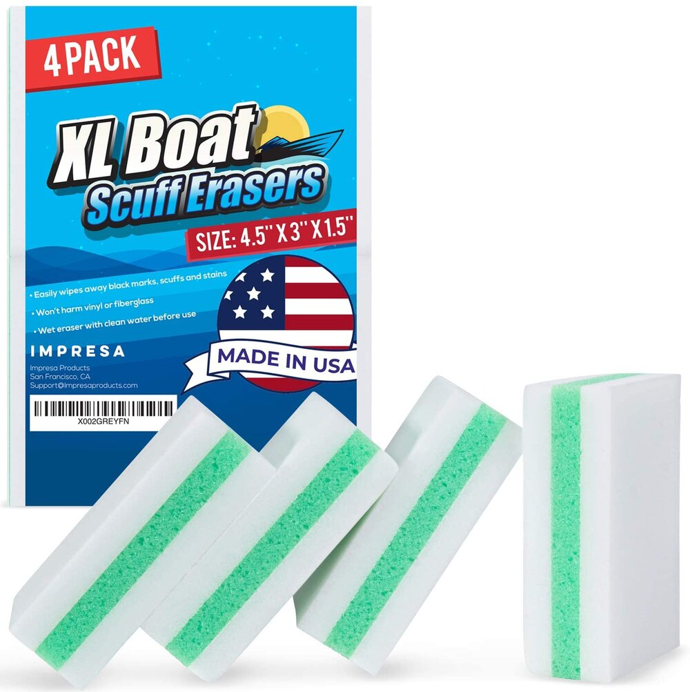 Boat Scuff Eraser 4 Pack XL Eraser Boat Cleaner Made In USA