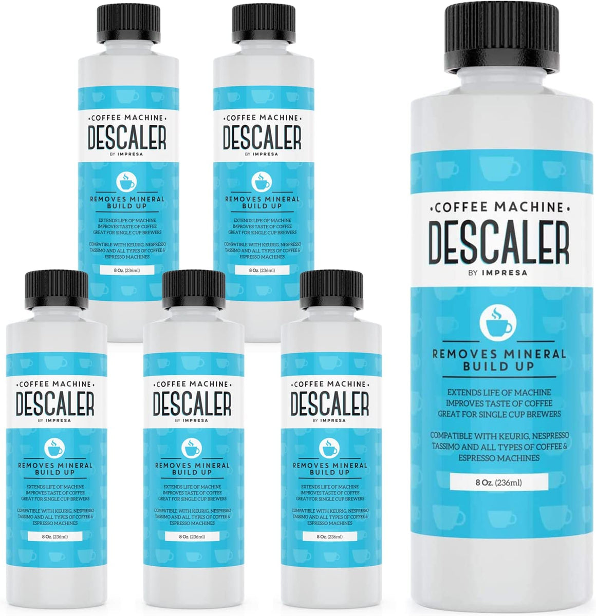 6Pack Descaler (12 Uses) Universal Descaling Solution All Single Us