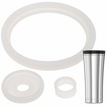 2 Sets of Thermos Sipp (TM) -Compatible 16 Ounce Travel Tumbler/Mug Gaskets/Seals
