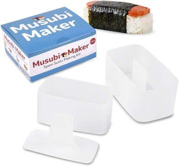 2 Pack Musubi Maker Press - BPA Free, Non-Stick & Non-Toxic Sushi Making Kit - Spam Musubi Mold - Make Your Own Professional Sushi at Home