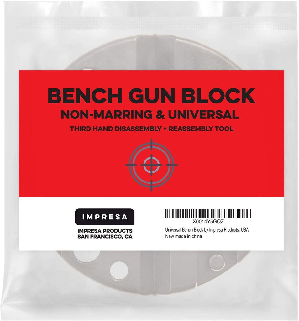 Universal Bench Block - Ideal for M1911 / M-1911 / M 1911 -Style Pistols, Glock, 10/22s and More - Ideal Armorers Block and Gun Smithing / Gunsmithing Tool Made With Non Marring Materials