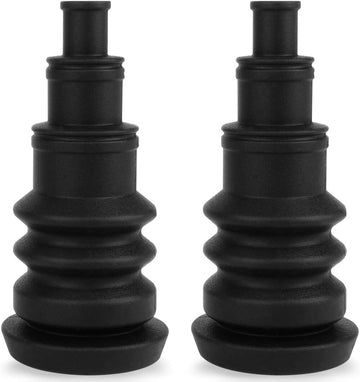 Universal Firewall Boot Pack of 2, For Wire Bundles 3/8" to 1", Quick & Easy Grommet for Running Cable Through Firewalls & Bulkheads Safely, Compatible with Any Vehicle