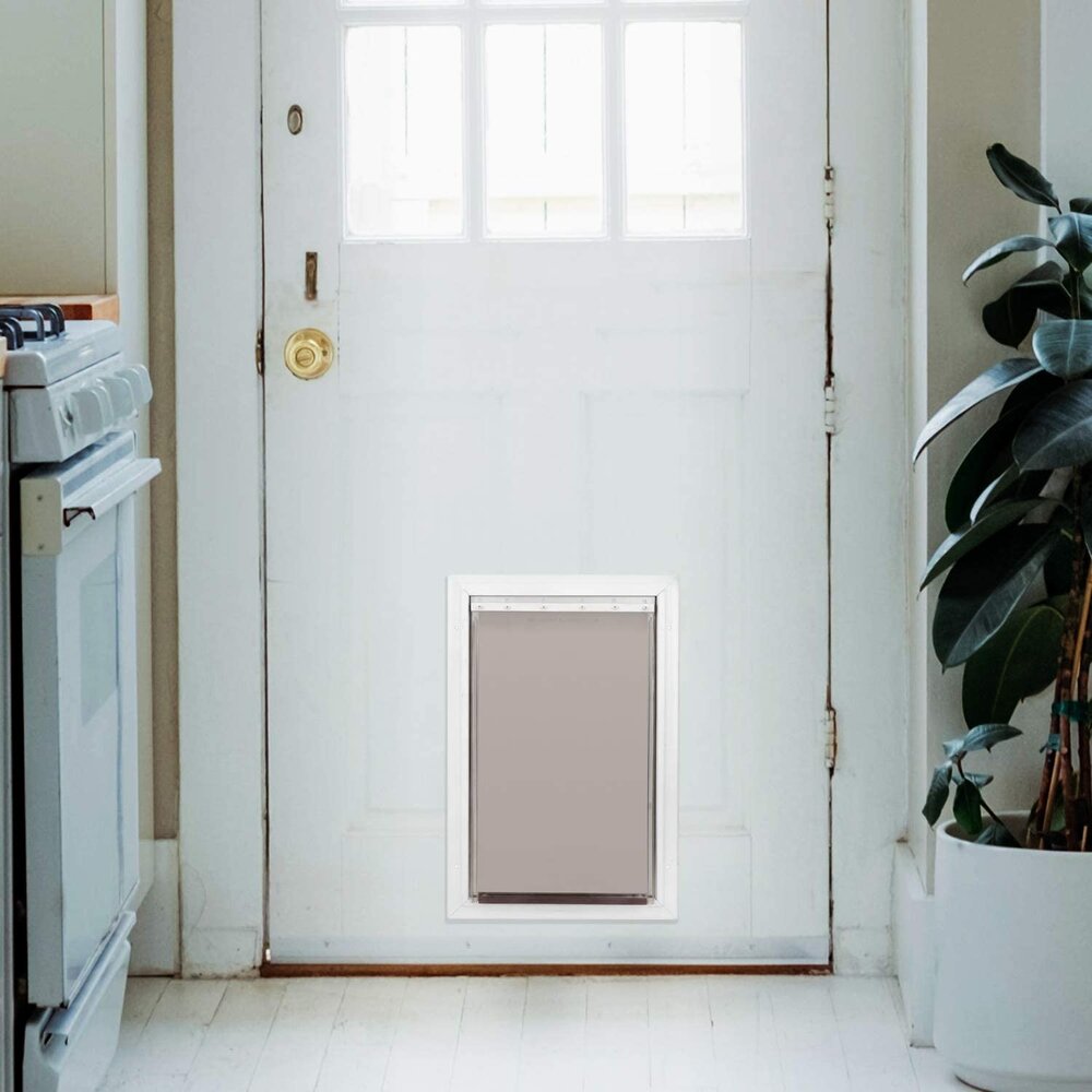 Extra Large Replacement Dog Door Flap Compatible with PetSafe Freedom Doggie Doors - Weather Resistant - Measures 13 3/4” x 23 3/4” Made from flexible, durable materials- XL Doggie Door Flap