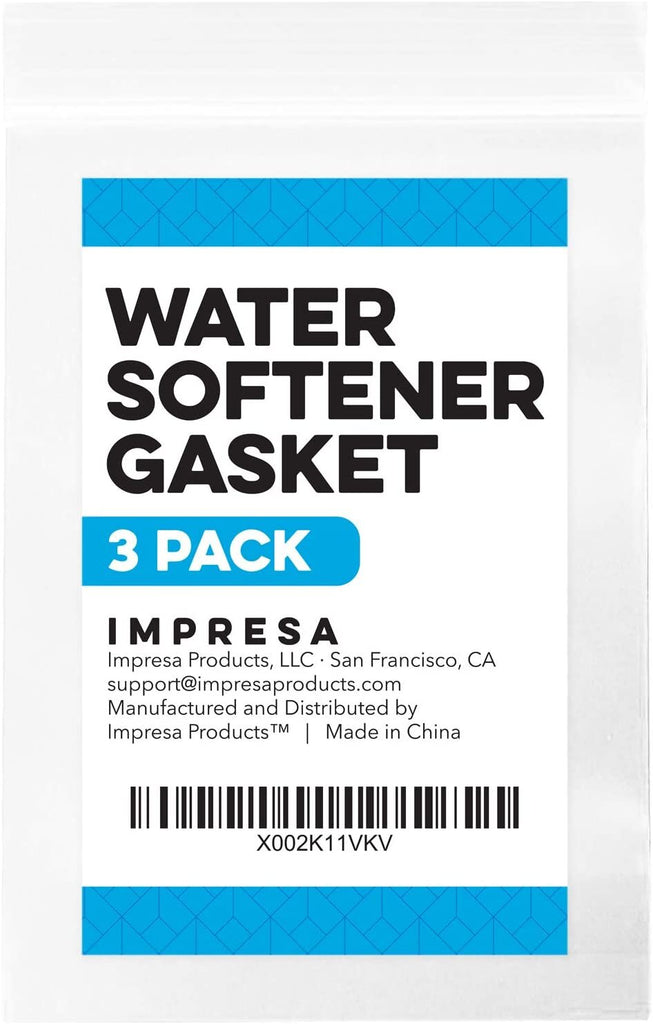 Impresa Water Softener Venturi Gasket Replacement Pack of 3, Kenmore Part Number 720436, Compatible with Whirlpool, Kenmore, Kenmore Elite & Ecodyne, Kenmore Water Softener Parts Replacement