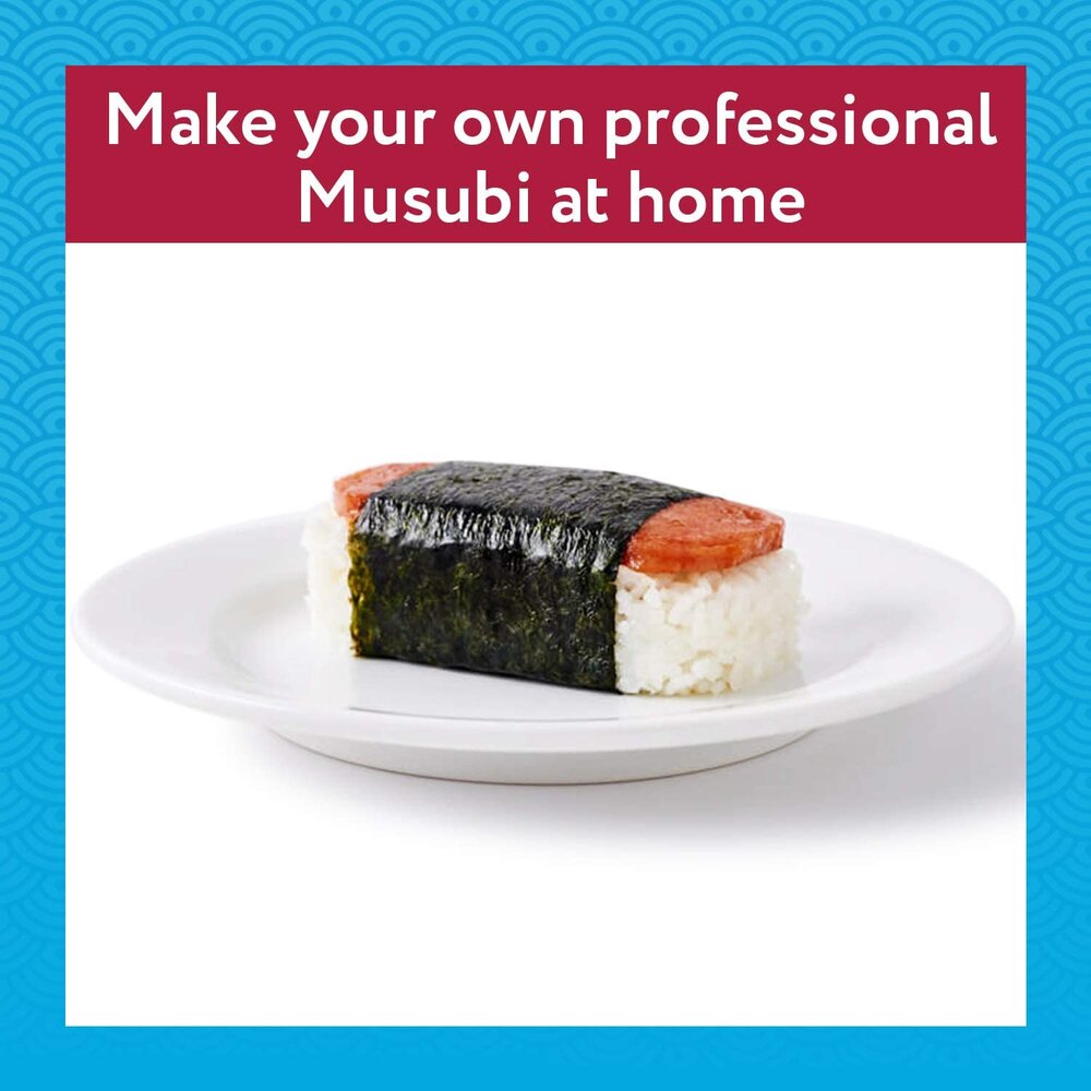 2 Pack Musubi Maker Press - BPA Free, Non-Stick & Non-Toxic Sushi Making Kit - Spam Musubi Mold - Make Your Own Professional Sushi at Home