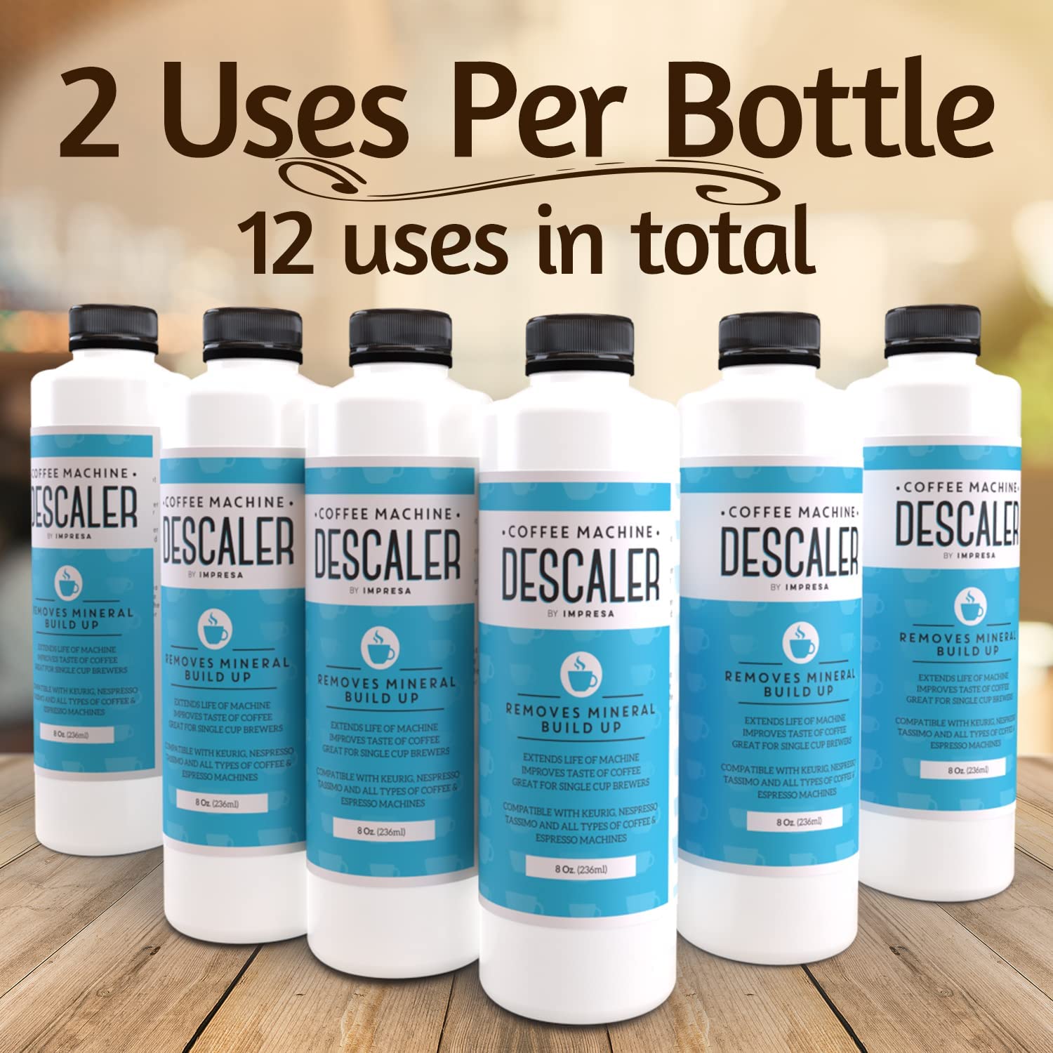 Ice Machine Cleaner/Descaler - 4 Uses Per Bottle