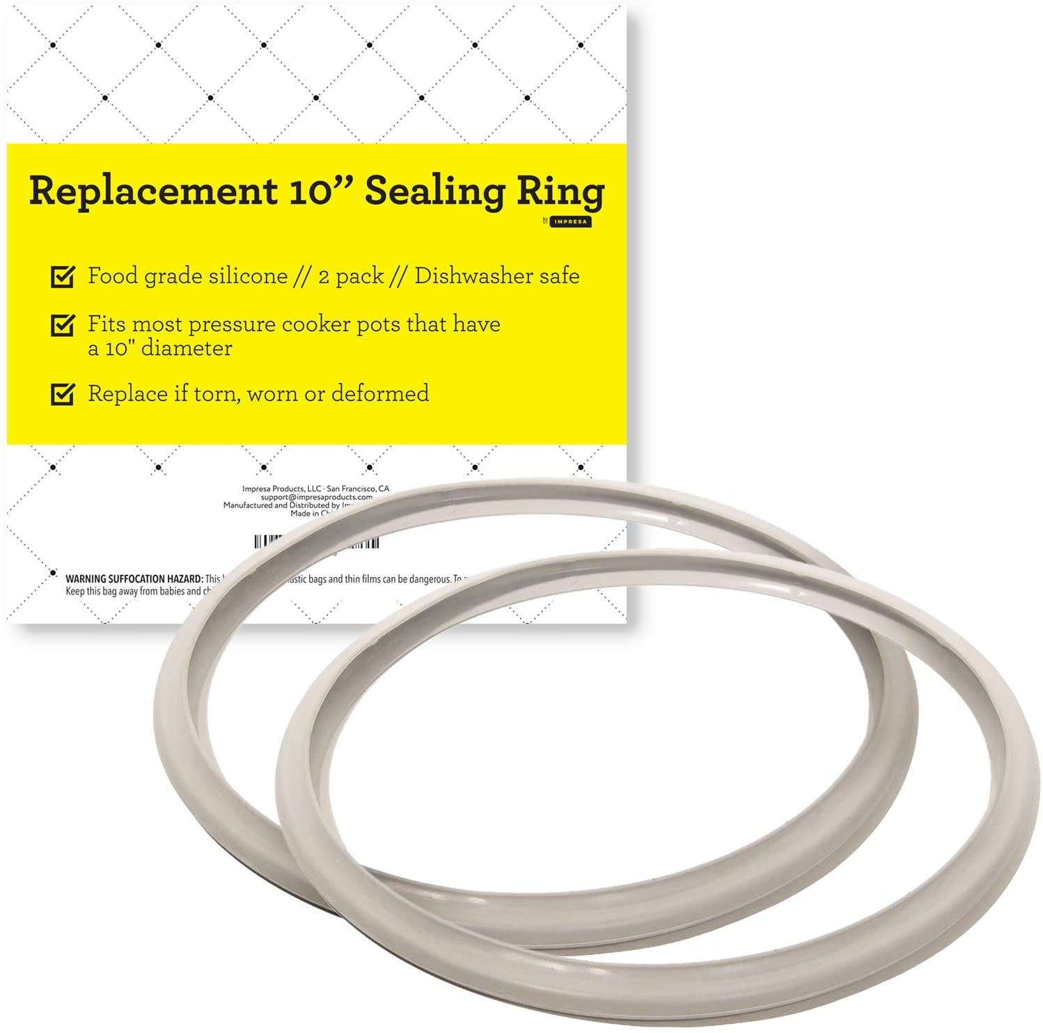 Instant Pot® 8-quart Colour Sealing Ring, 2-pack