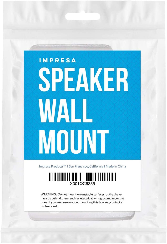 Impresa Wall Mount Kit for SoundTouch 300 Soundbar Bose Compatible- Compare to WB-300 Wall Bracket