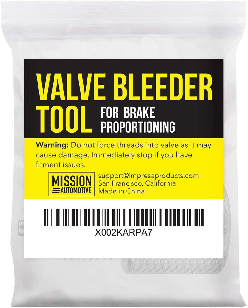 Combination Valve Bleeder Tool made of Steel, Prevents Unwanted Tripping of the Brake Light Warning Switch While Bleeding Brakes, Steel Brake Bleeder Tool Compatible with PV2 & PV4 Valves