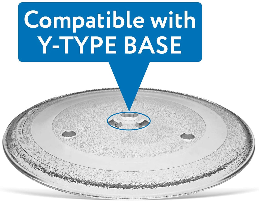 Impresa - Replacement Microwave Glass Plate - Turntable Tray - Compatible  with 12.5-Inch GE and Samsung Plates (12 1/2 Inches)