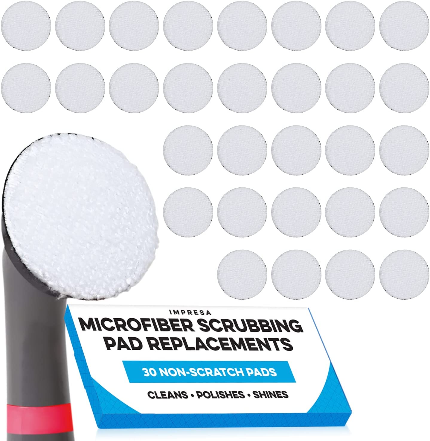 Rubbermaid Reveal Scrubber Pad and Velcro Head For Power Scrubber
