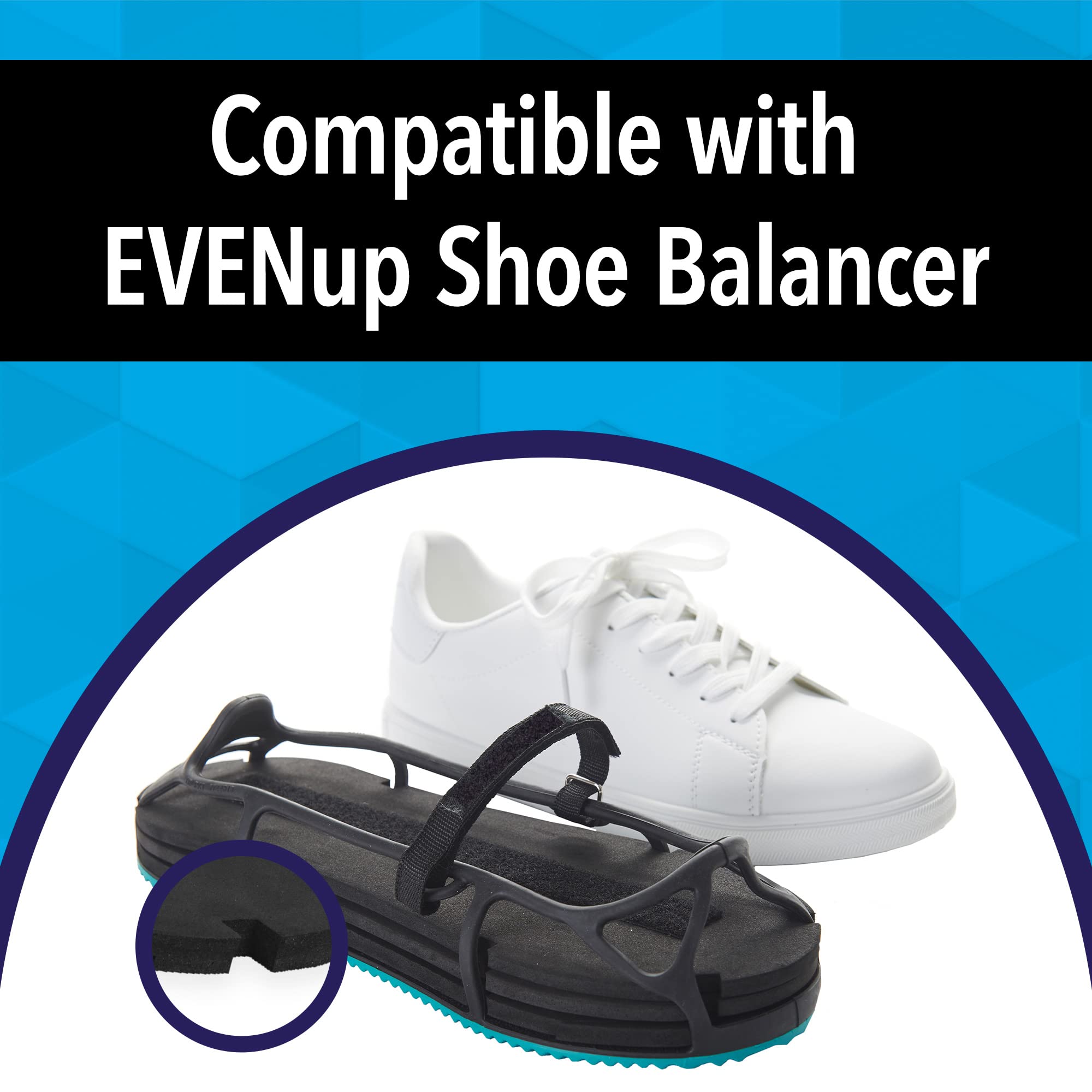 3 Pack] Shoe Inserts for EVENup Shoe Balancer/Leveler - Small 1/4