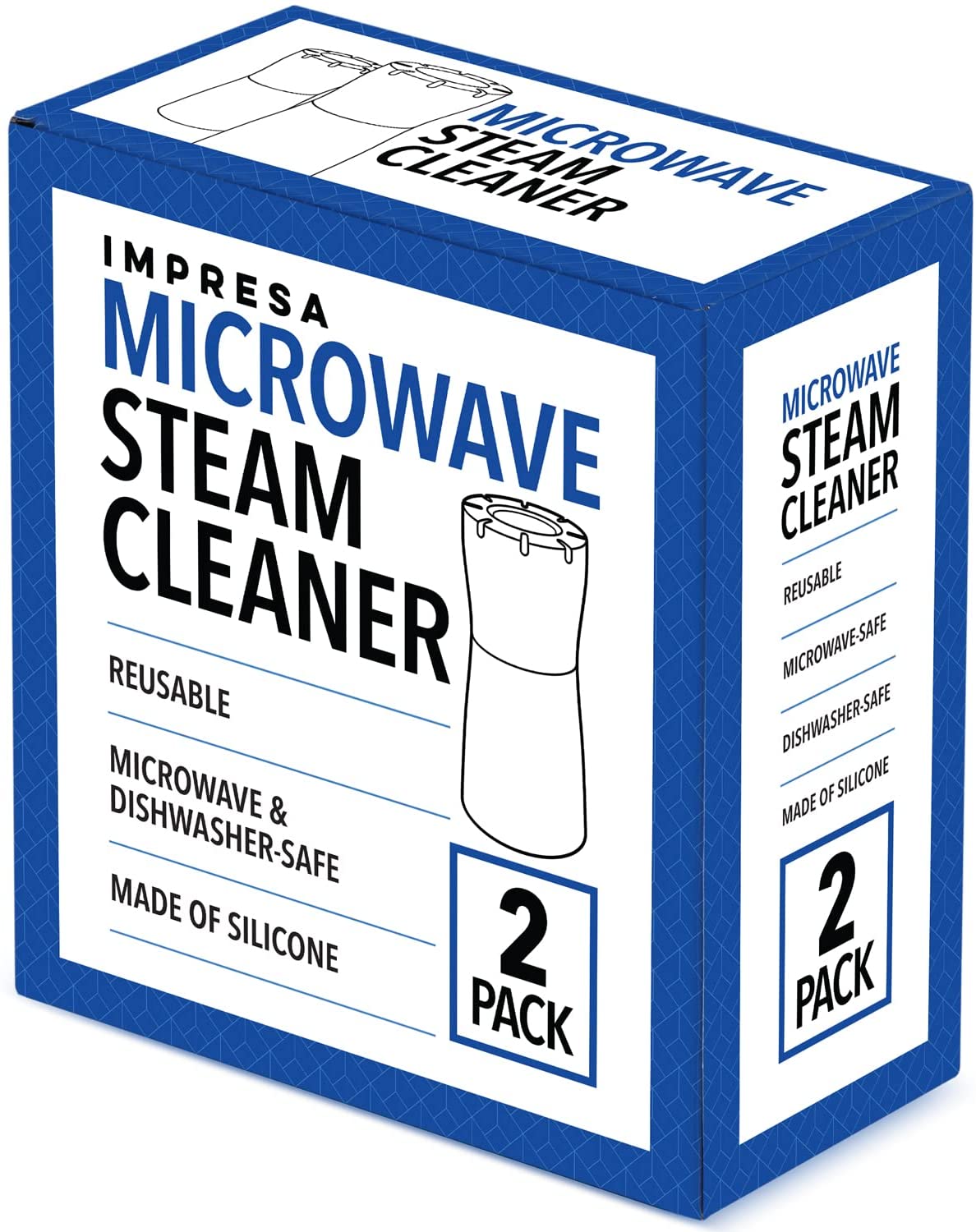 2-Pack Microwave Steam Cleaner for Quick and Effortless Cleaning