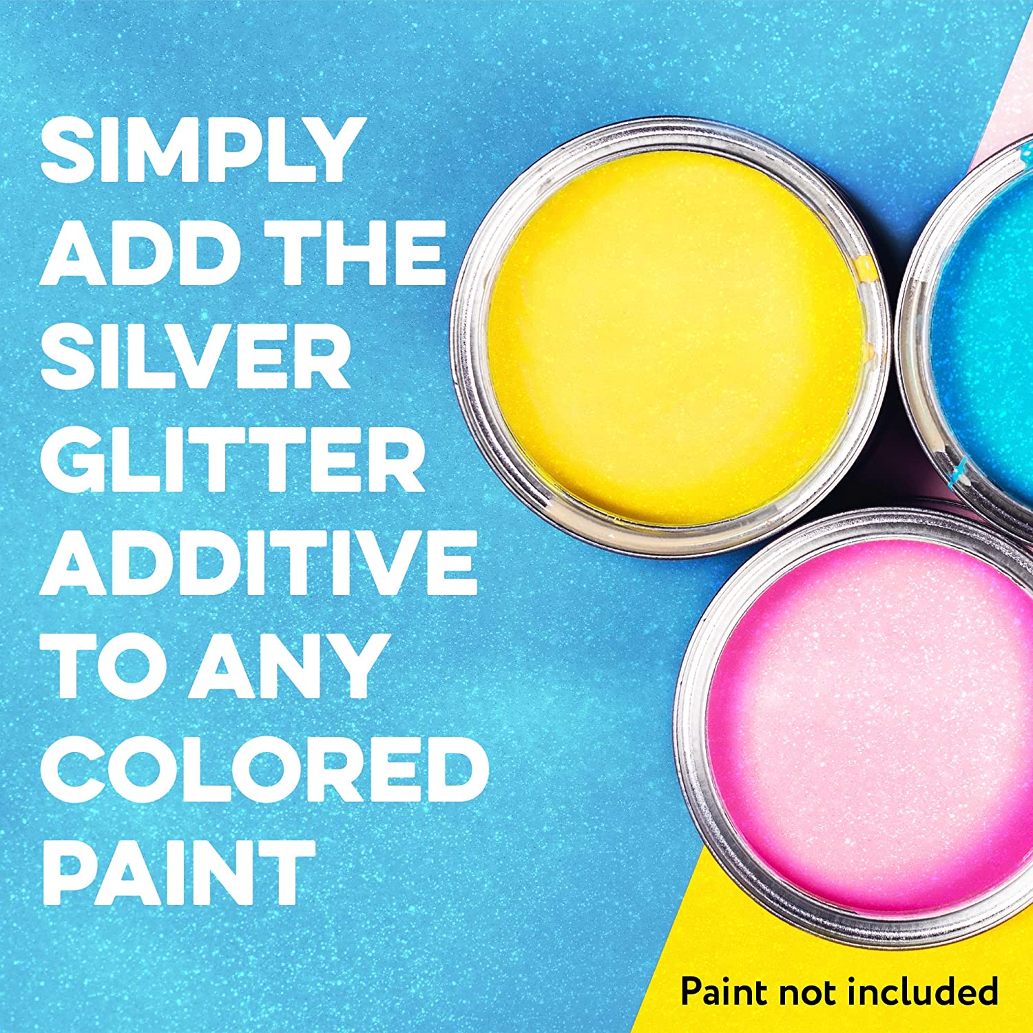How to use our glitter paint additive for the best results