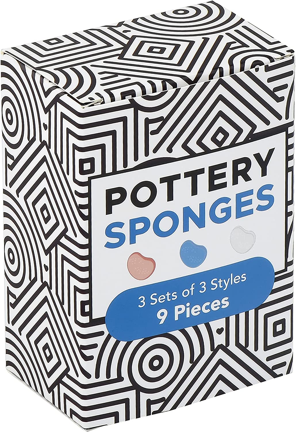 9 Pack] Pottery Sponge - 3 Sets of 3 Densities – Impresa Products