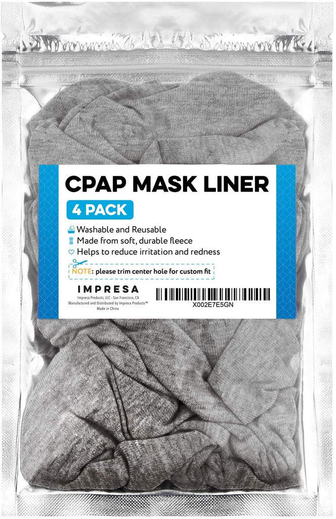 4 Pack - Full Face CPAP Mask Liners - Reusable, Reduces Air Leaks and Blisters - Fits Most Types of Full Face CPAP Masks