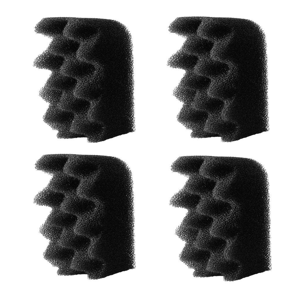 4-Pack Fluval-Compatible Replacement Foam Filters - 304/305/306/404/405/406 - Equivalent to Bio-Foam A237