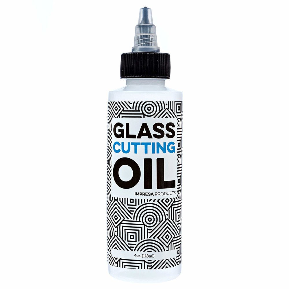 Premium Glass Cutting Oil With Precision Application Top - 4 Ounces - For Glass  Cutters – Impresa Products
