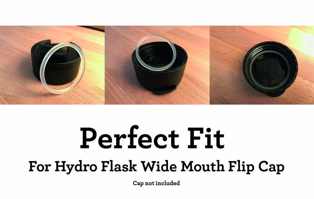 3-Pack of Hydro Flask-Compatible Wide Mouth Lid Gaskets/Seals / Rubber Stoppers