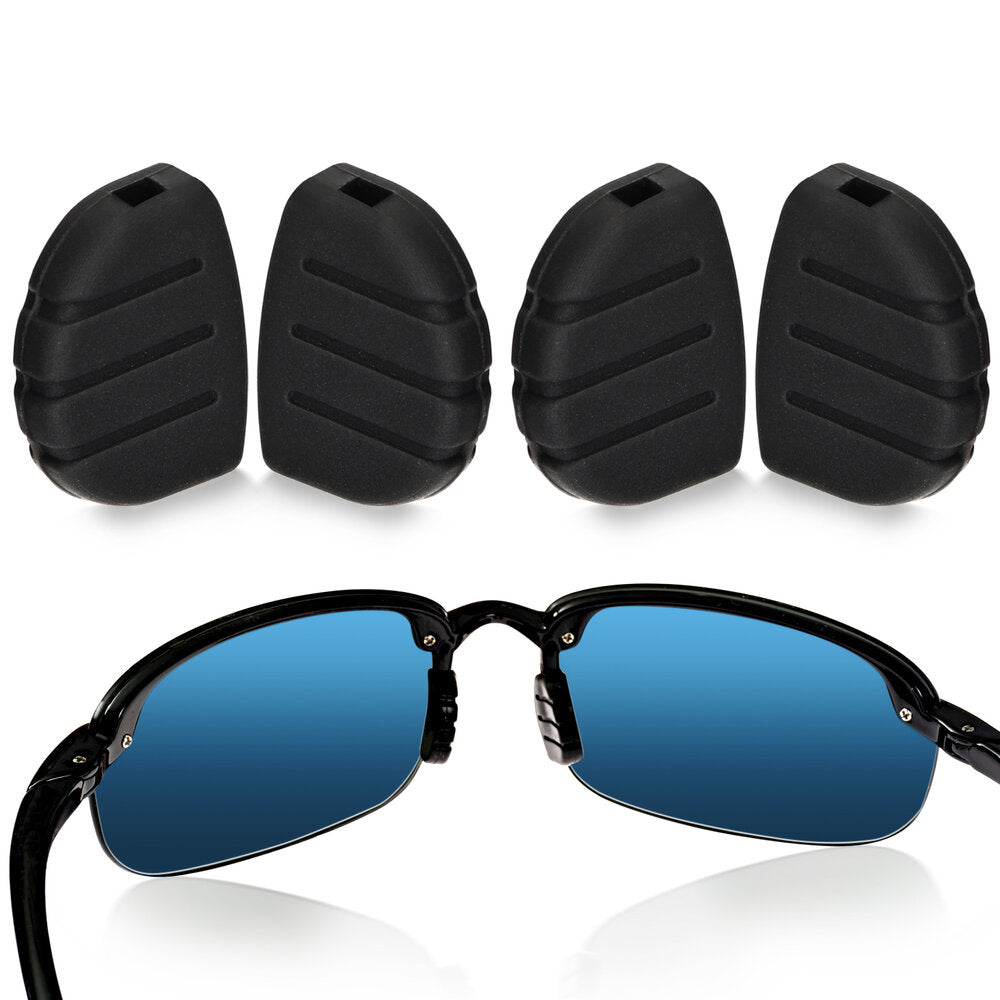 [2 Pairs] Impresa Nose Pads For Maui Jim Sport and Martini Sport Sunglasses - Exact Fit Maui Jim Replacement Nose Piece - Easy Slip On Nose Pads - Silicone Sunglass Nose Pads Parts