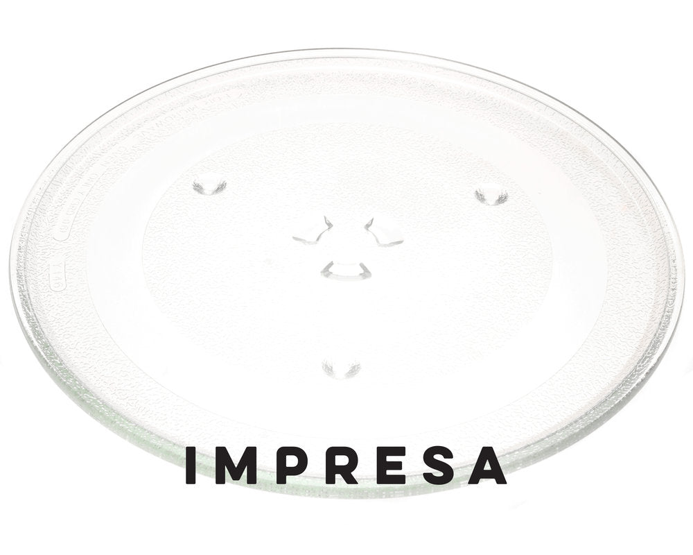 Small 9.6" / 24.5cm Microwave Glass Plate / Turntable Plate Replacement