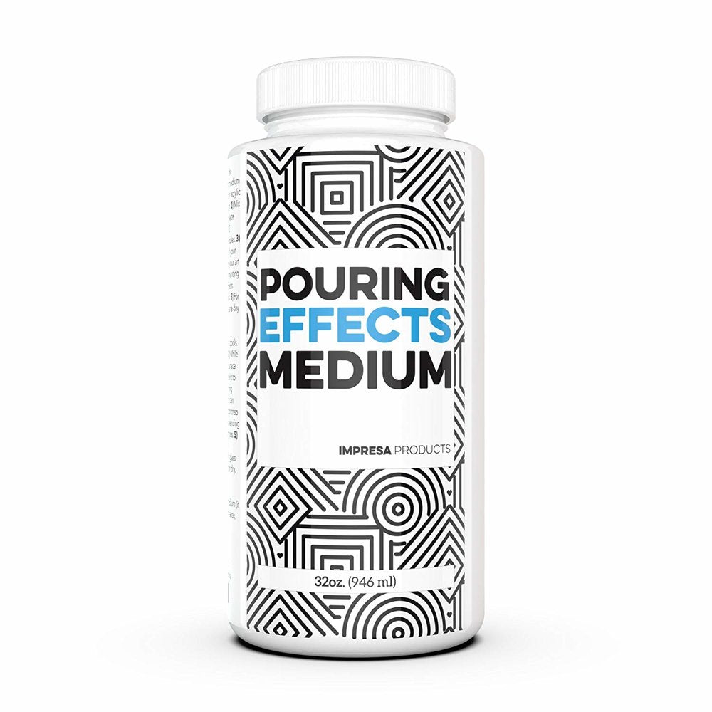 32 Oz Acrylic Pouring Medium - Professional Grade - Pouring Effects Medium